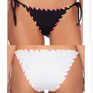 Becca reversible tie side hipster bikini bottom